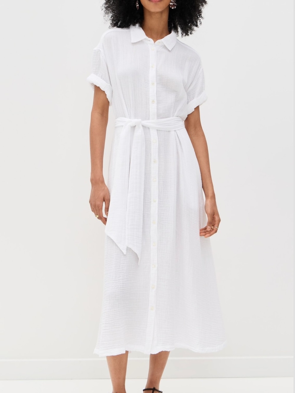 XIRENA Caylin Dress, Color: White, Size: XS - Picture 2 of 7